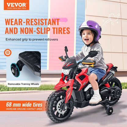 ⚡ Kids Ride-On Electric Motorcycle Bike ️ | 12V Rechargeable Battery  | LED Lights ✨ | Music  | Safe & Fun for Boys & Girls  | Perfect Christmas Gift