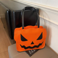 ✨ “Halloween Pumpkin Shoulder Bag – Spooky Fashion Messenger Tote”