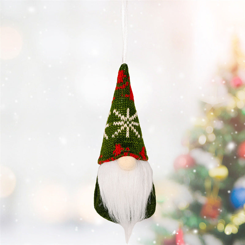 Nordic Christmas Gnome Ornaments – Cozy Knitted Santa Elves for Holiday Magic ‍♂️✨