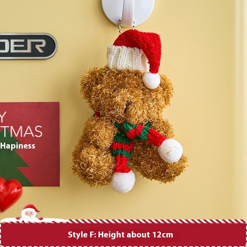 Christmas Teddy Bear Couple – Cozy Plush Ornaments That Warm Every Holiday Heart ❤️