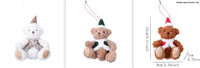 Christmas Decoration Couple Holiday Gift Vest Bear Gift Doll