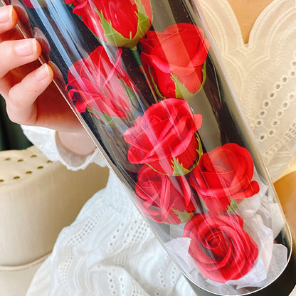 ✨ Glowing Rose Cylinder Gift Box – A Romantic Light of Love 🌹💡