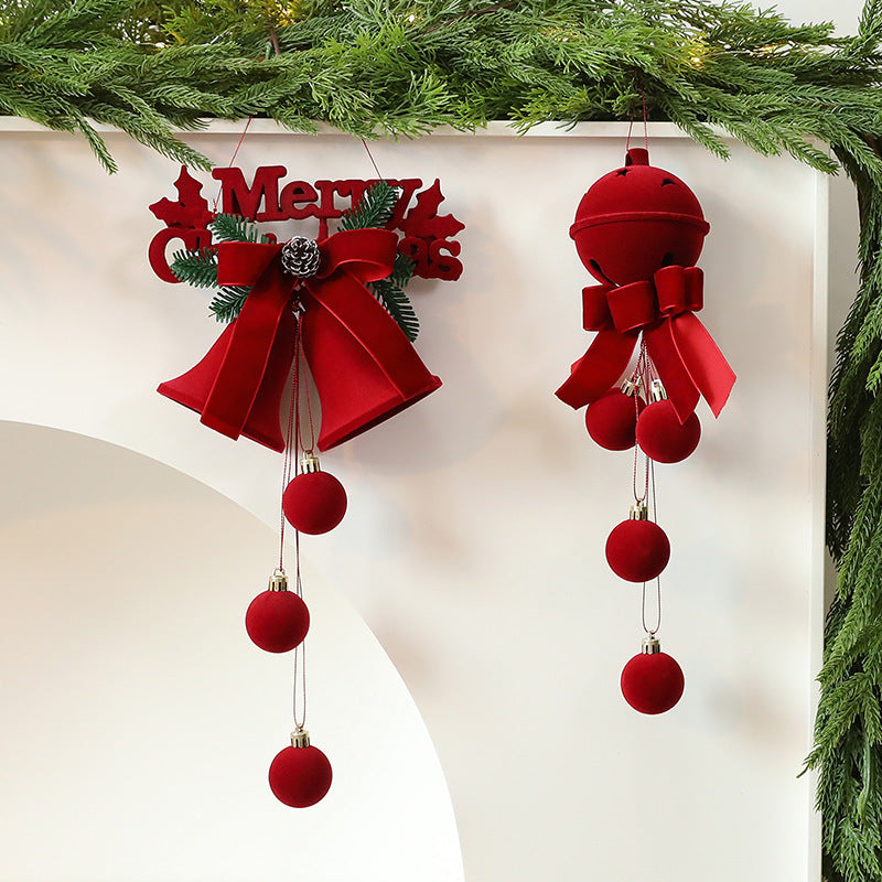 🔔 VelvetChime Christmas Hanging Bells Décor 🔔