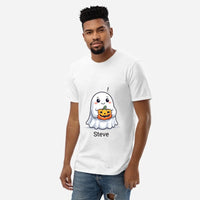 ✨ Personalized Halloween "Candy Inspector" T-Shirt 👻🎃 | Custom Name & Cute Ghost Design for Kids & Family