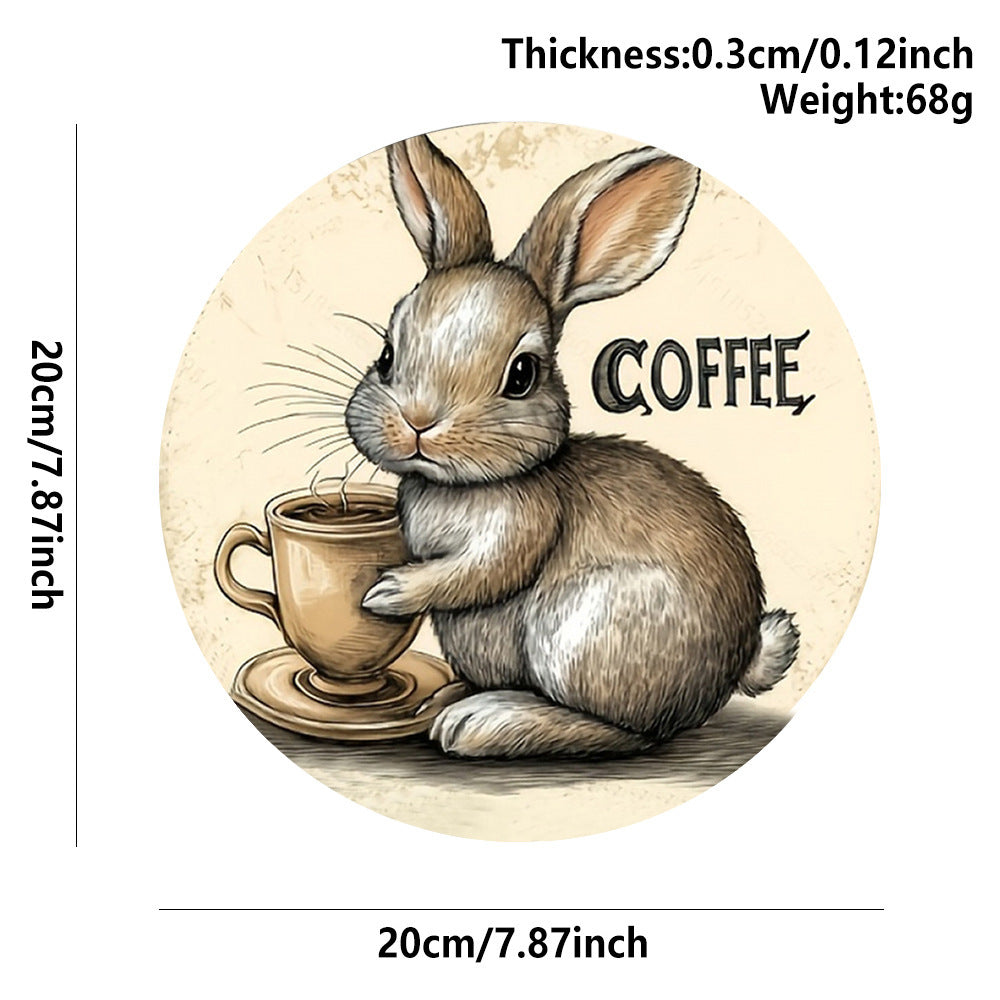 “Every Bunny Is Welcome Here” ✨ Easter Wooden Hanging Sign – Cute Rustic Door & Wall Decoration