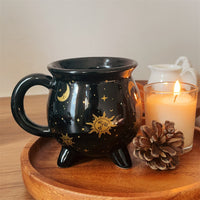✨ “Witchy Gothic Mug – Celestial Sun & Moon Coffee Cup (400ml)”