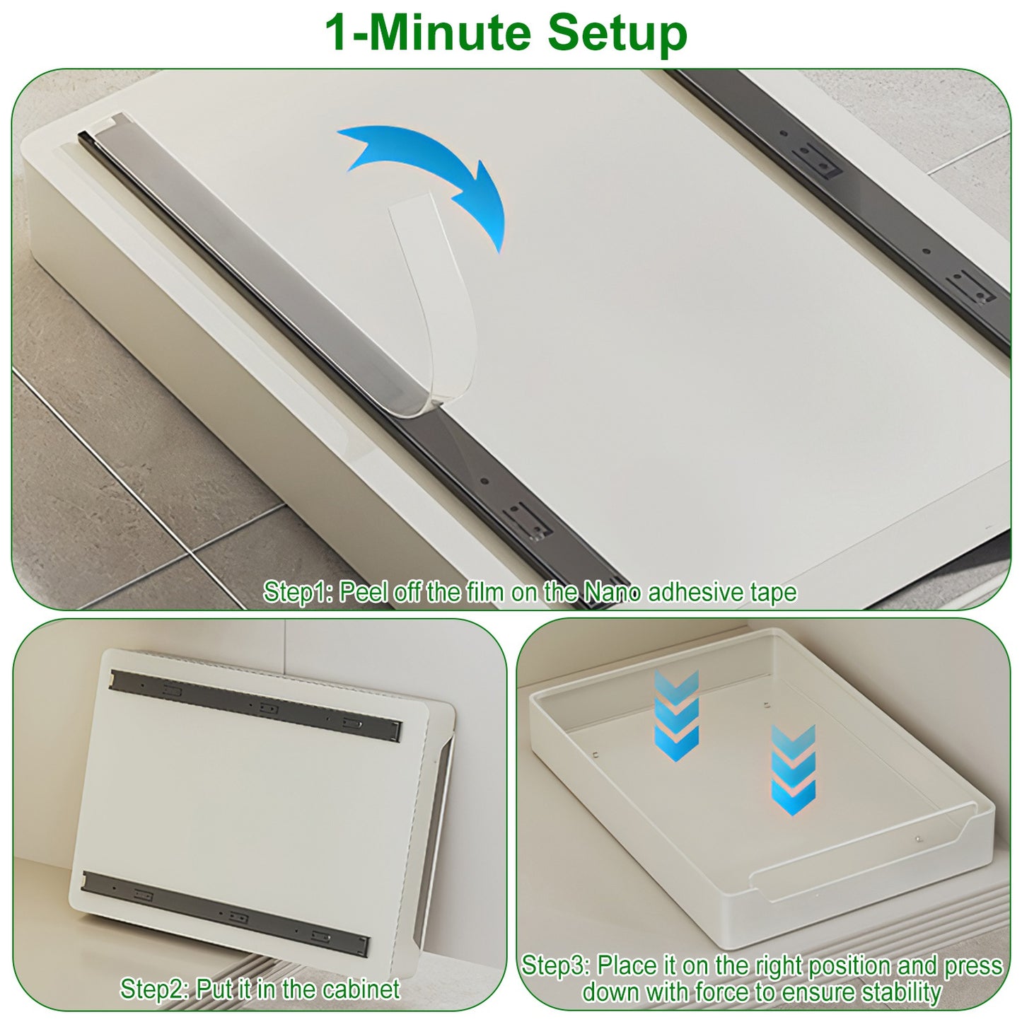 TidyTroves™ Pull-Out Cabinet Organizer (2-Pack)