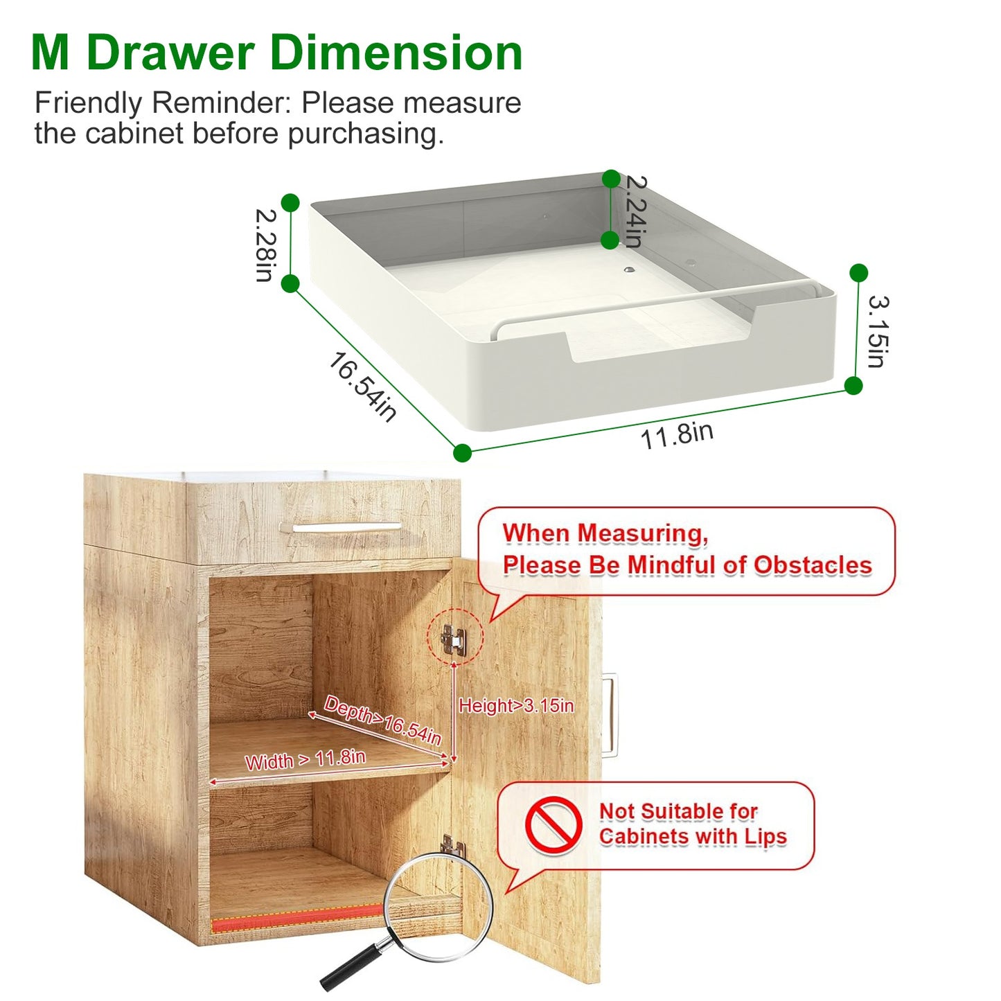 TidyTroves™ Pull-Out Cabinet Organizer (2-Pack)