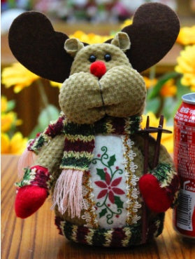 Cute Christmas Decoration Figurines Set  | Snowman ⛄, Reindeer  & Santa  | Holiday Home Decor ✨ | Perfect Festive Gift