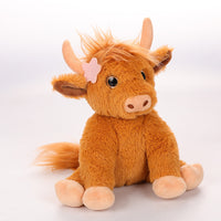 Adorable Scottish Highland Cow Plush ✨ | Soft & Fluffy Yak Stuffed Animal Doll — Perfect Christmas Gift for Kids, Couples & Farm Lovers