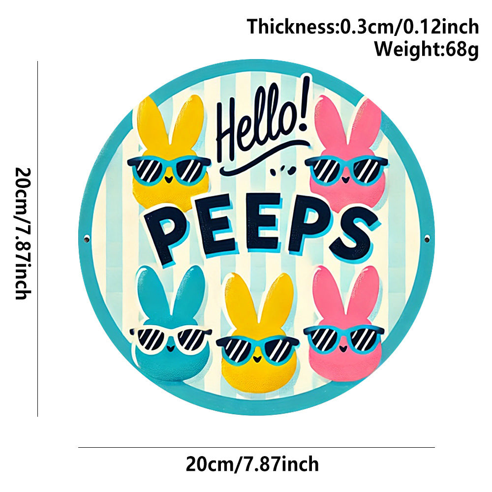 “Every Bunny Is Welcome Here” ✨ Easter Wooden Hanging Sign – Cute Rustic Door & Wall Decoration