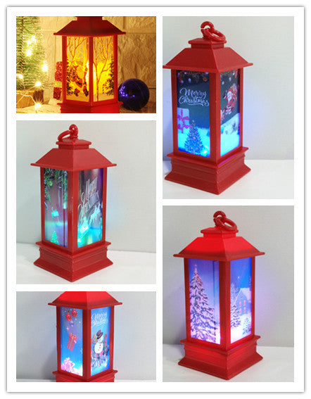 Santa Claus & Snowman Christmas LED Lanterns – Magical Holiday Home Décor ✨