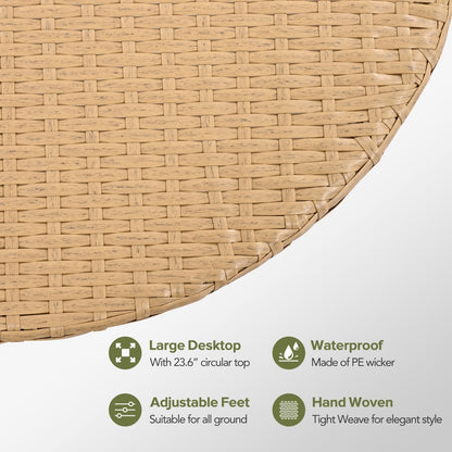 ☀️ Malibu Bliss Rattan Lounge Set — Modular 6-Seater Outdoor Sofa with Cream Cushions & Coastal Sand Finish 🏝️