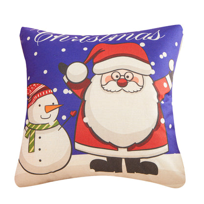 Christmas Throw Pillow Covers – Festive Santa & Holiday Design Cushion Covers (45x45cm) ✨