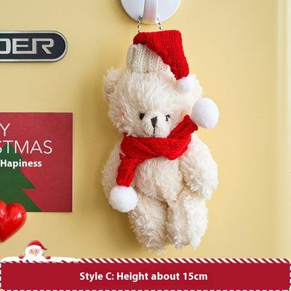 Christmas Teddy Bear Couple – Cozy Plush Ornaments That Warm Every Holiday Heart ❤️