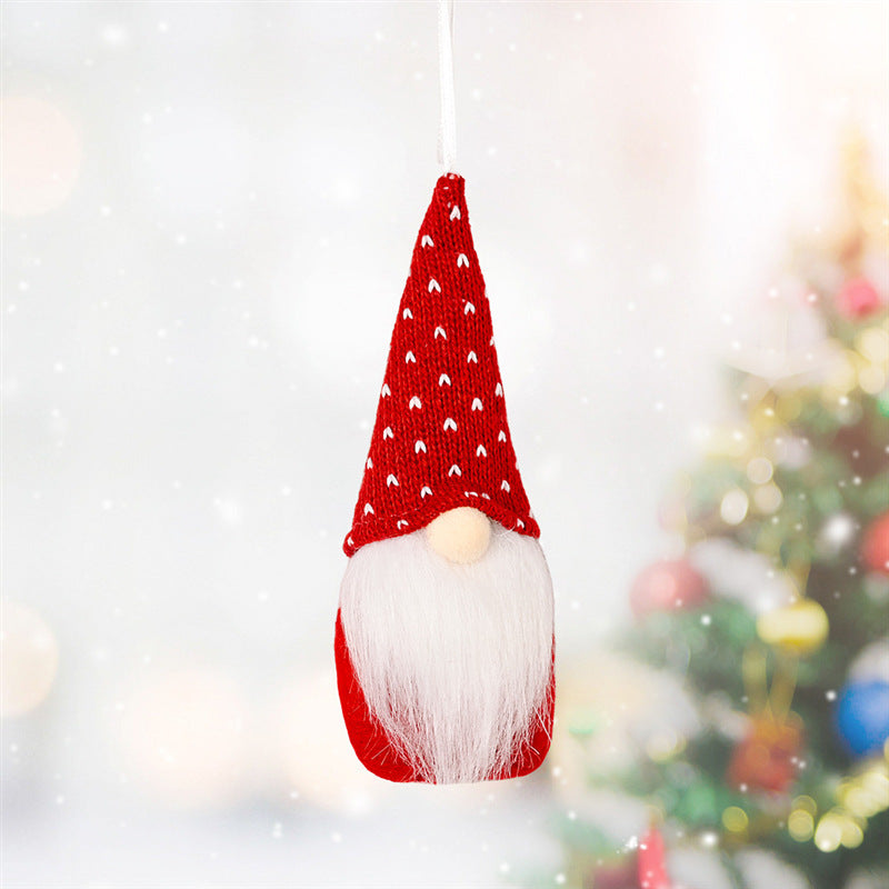 Nordic Christmas Gnome Ornaments – Cozy Knitted Santa Elves for Holiday Magic ‍♂️✨
