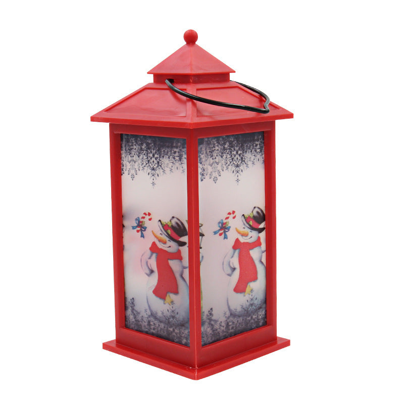 Santa Claus & Snowman Christmas LED Lanterns – Magical Holiday Home Décor ✨