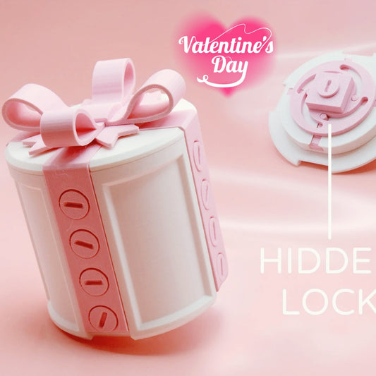 Valentine Bow-Knot Puzzle Gift Box