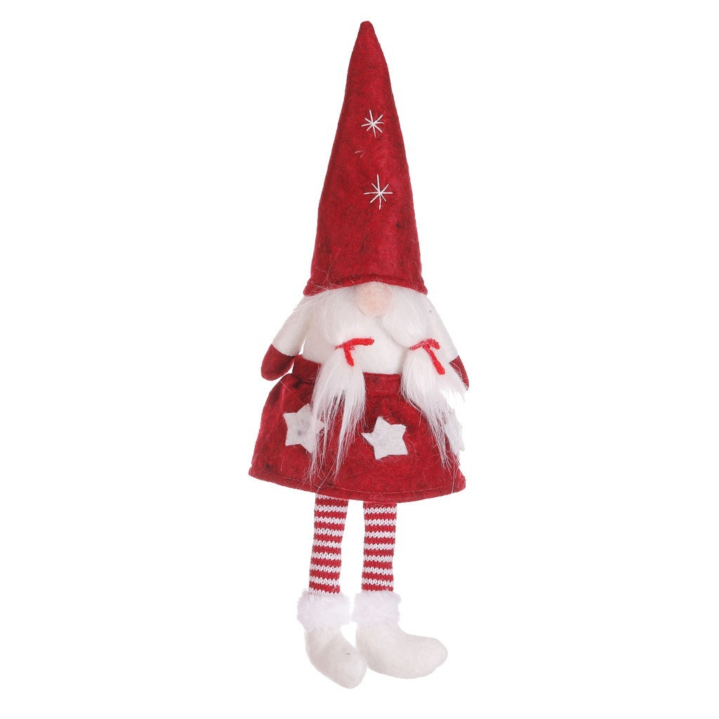 Scandinavian Christmas Faceless Gnome Dolls – Adorable Nordic Plush Figurines for Holiday Home Décor ✨