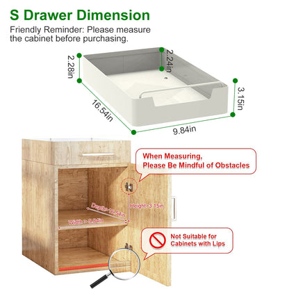 TidyTroves™ Pull-Out Cabinet Organizer (2-Pack)