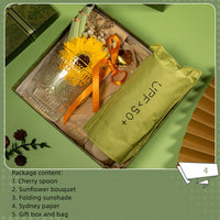 Luxury Business & Wedding Gift Set 💍 | Elegant Green Box with Scented Candle, Soap & Flower for Her & Him 🌿✨