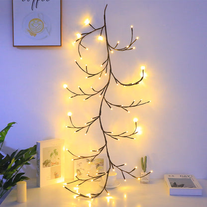 LED Butterfly Tree Lamp – Flexible Rattan Fairy Light for Wall Décor & Cozy Home Lighting