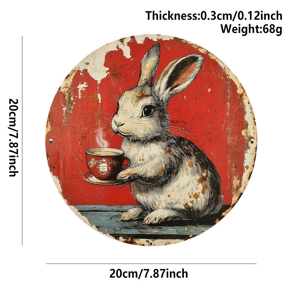 “Every Bunny Is Welcome Here” ✨ Easter Wooden Hanging Sign – Cute Rustic Door & Wall Decoration