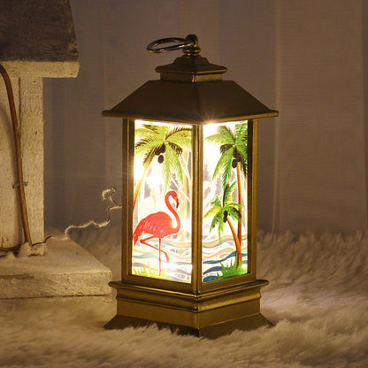 Santa Claus & Snowman Christmas LED Lanterns – Magical Holiday Home Décor ✨
