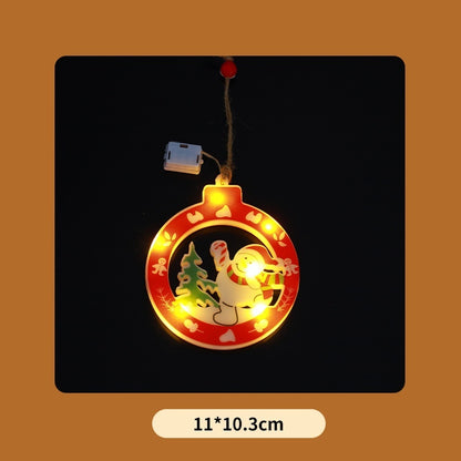 Warm Glow Christmas Pendant Lights – Cozy Wooden Ornaments That Light Up Your Holidays ✨