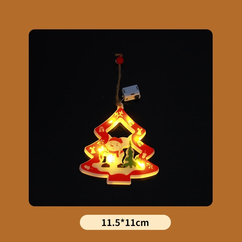 Warm Glow Christmas Pendant Lights – Cozy Wooden Ornaments That Light Up Your Holidays ✨