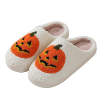✨ “Halloween Pumpkin Slippers – Cozy Cartoon Indoor House Shoes”