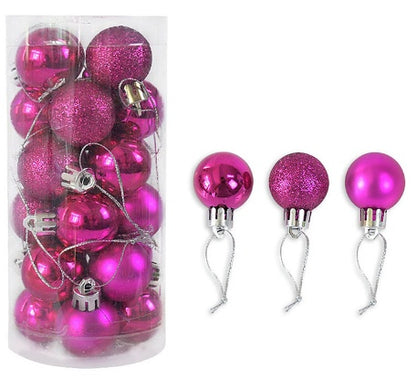 Luxury Shiny & Matte Christmas Balls Set – Classic Red Ornaments for a Timeless Holiday Tree ❤️✨