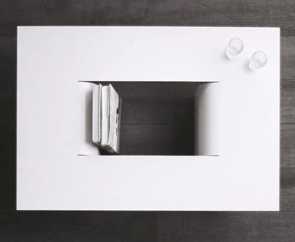 Luxury Modern Metal Coffee Table – Minimalist Designer Center Table for Living Room & Office Spaces ⚫✨