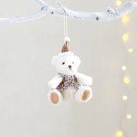 Christmas Decoration Couple Holiday Gift Vest Bear Gift Doll