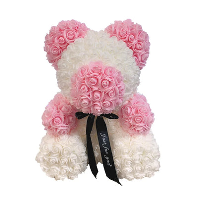 🧸❤️ Rose Teddy Bear  – The Perfect Valentine’s Day Gift (40cm )