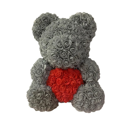 🧸❤️ Rose Teddy Bear  – The Perfect Valentine’s Day Gift (40cm )