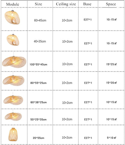 🌾 Handwoven Rattan Wicker Pendant Lamp – Japanese Wooden Ceiling Light for Dining, Bedroom & Farmhouse Décor ✨