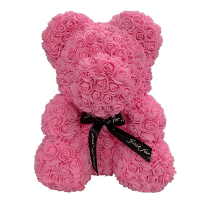 🧸❤️ Rose Teddy Bear  – The Perfect Valentine’s Day Gift (40cm )