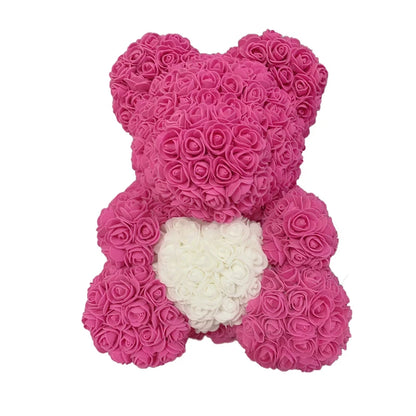 🧸❤️ Rose Teddy Bear  – The Perfect Valentine’s Day Gift (40cm )
