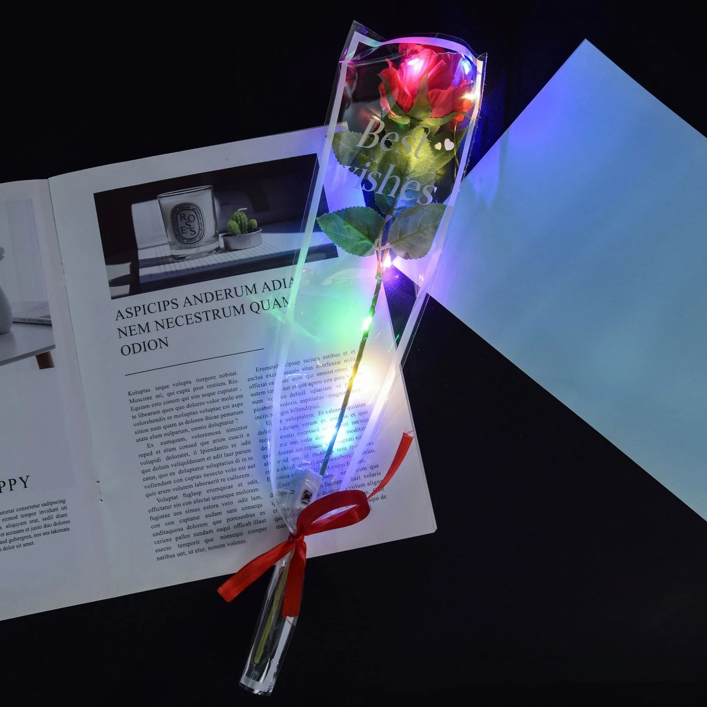 🌹 Glowing LED Rose – A Single Flower That Speaks Forever 💡💖