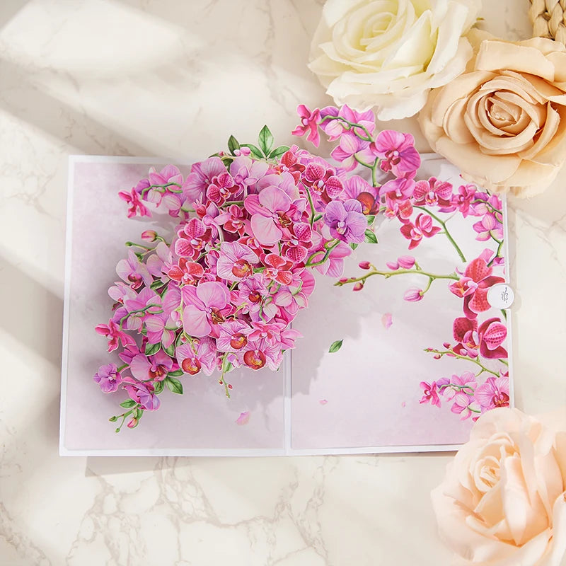 💌 3D Pop-Up Flower Greeting Card – A Blooming Surprise of Love 🌸✨