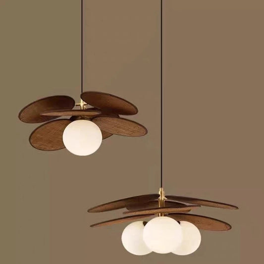 🌼 Vintage Rattan Weave Pendant Lamp – Retro Glass Ceiling Light for Dining Room, Café & Home Décor ✨