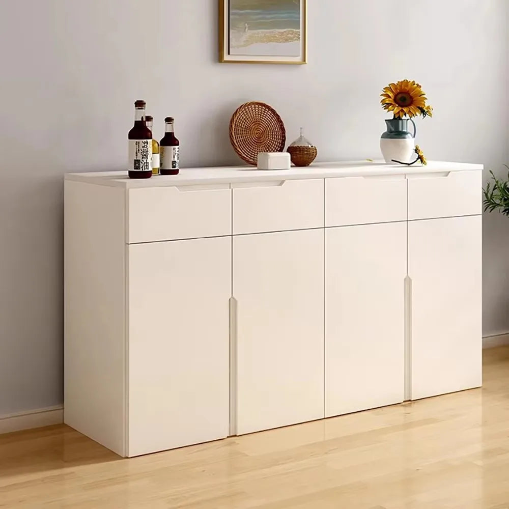 ✨ Modern Space-Saving Nightstand Cabinet – Multi-Door Storage, Vintage Minimalist Bedside Cupboard (80-158cm)