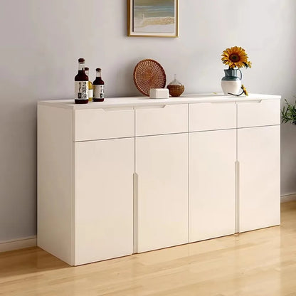 ✨ Modern Space-Saving Nightstand Cabinet – Multi-Door Storage, Vintage Minimalist Bedside Cupboard (80-158cm)