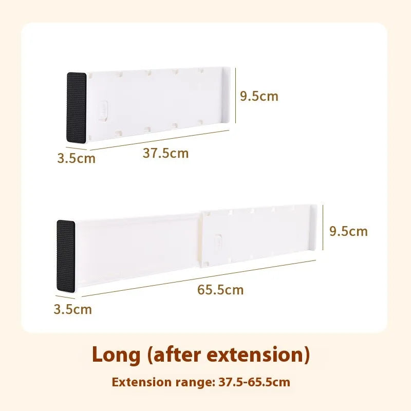 Expandable Drawer Divider – Adjustable Storage Separator for Clothes, Kitchen & Home Drawers