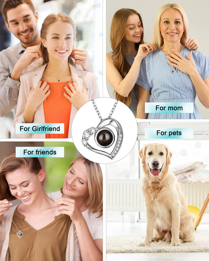 TidyTroves™ – Memory Projection Necklace (Hold A Photo Inside)