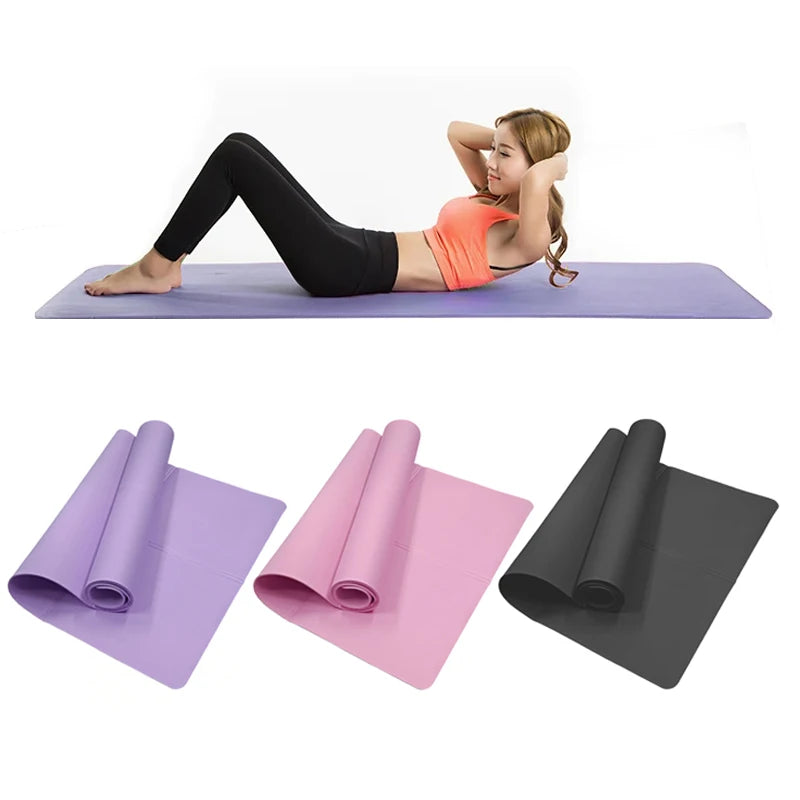 4MM Thick EVA Comfort Yoga Mat — Stretch, Relax & Protect Your Joints
