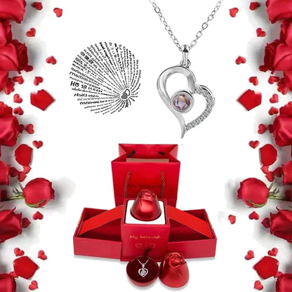 100 Languages “I Love You” Necklace Gift Box