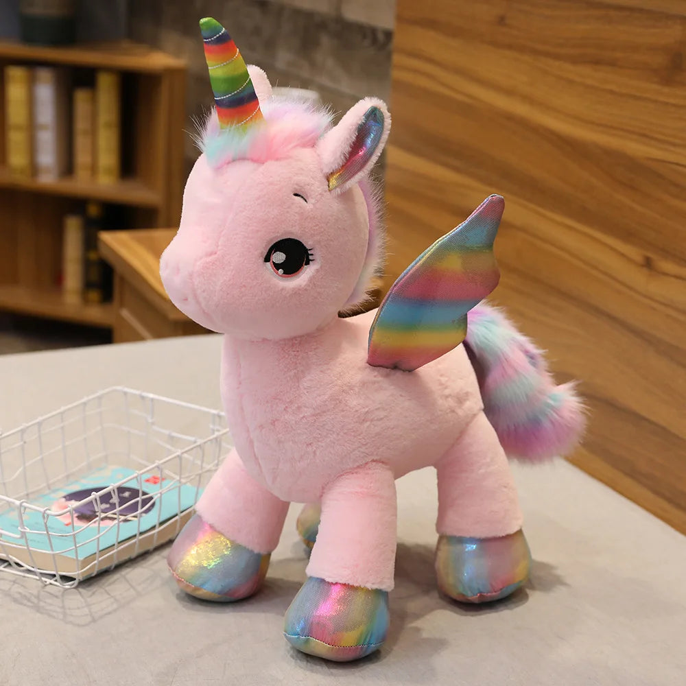 🦄 Huggable Rainbow Unicorn Plush – The Cutest Valentine Hug 💖✨