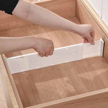 Expandable Drawer Divider – Adjustable Storage Separator for Clothes, Kitchen & Home Drawers